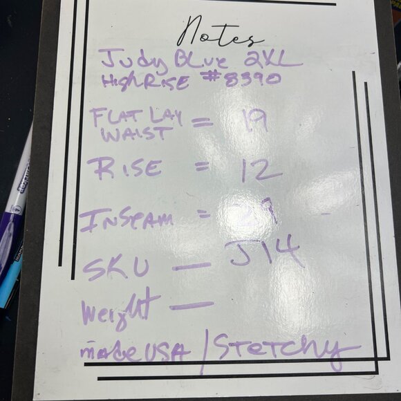 Judy Blue Women's Plus Size 2XL Skinny Fit Stretch Denim Jeans USA Style #8390 - Picture 11 of 11